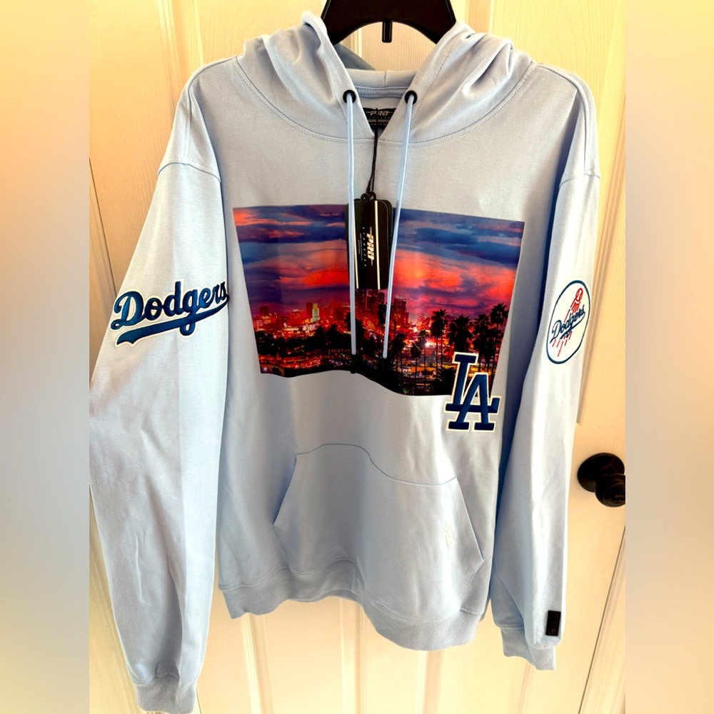Los Angeles Dodgers Light Blue Hoodie